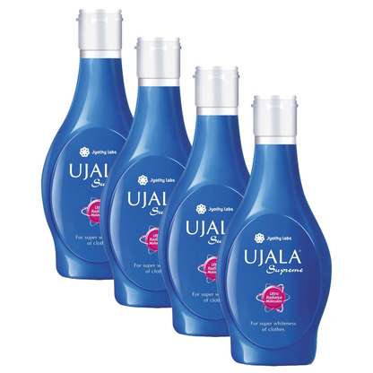 Ujala Supreme Whiteness of Clothes Fabric Whitener 75ml Pack of 4