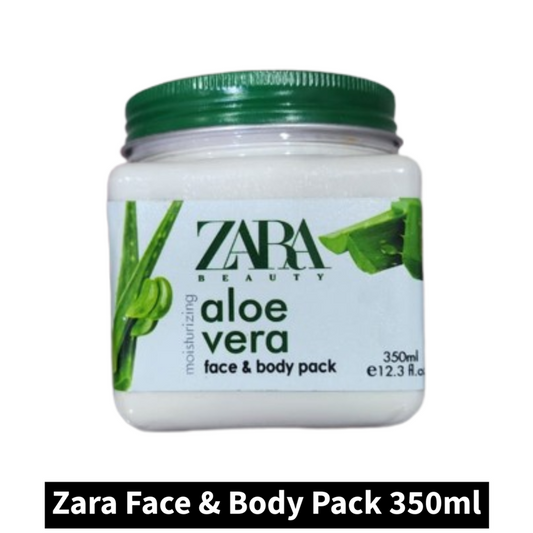 Zara Beauty Aloe Vera Face & Body Pack (350ml)(Pack of 1)