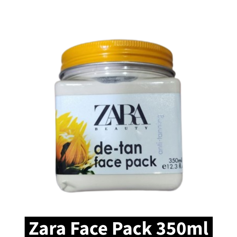 Zara Beauty De-Tan Face Pack (350ml)(Pack of 1)