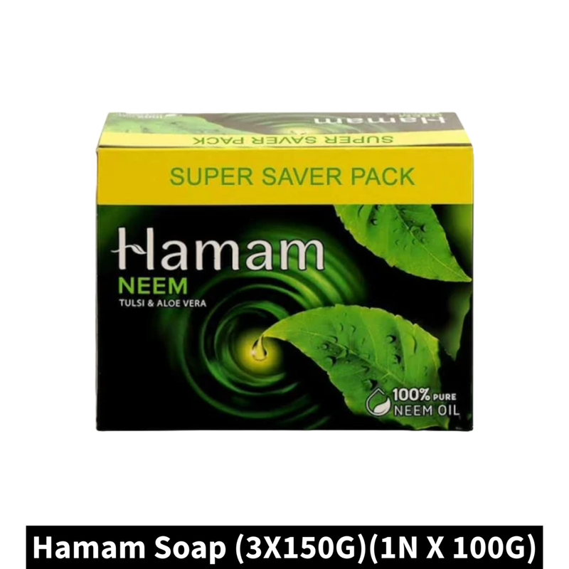 Hamam Neem Oil Soap (3X150G)(1N X 100gm)(Pack of 1)