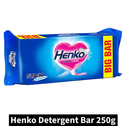 Henko Stain Busters Detergent Bar (250gm)(Pack of 1)