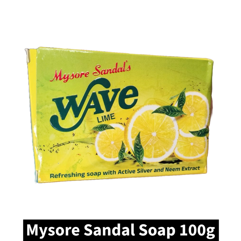 Mysore Sandal Wave Lime Soap (100gm)(Pack of 1)