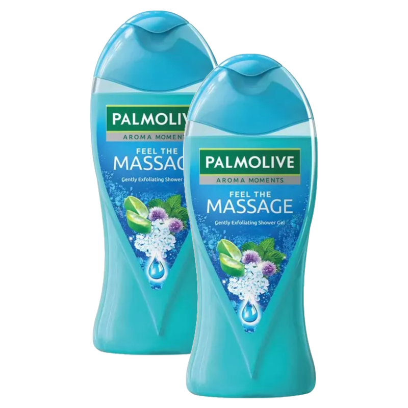 Palmolive Aroma Moments Massage Gently Exfoliating Shower Gel 250ml Pack of 2