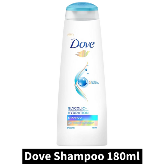 Dove Glycolic + Hydration Shampoo (180ml)(Pack of 1)