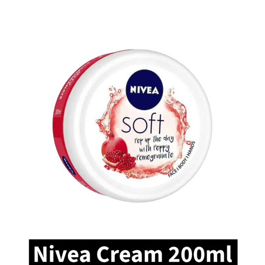 Nivea Soft Peppy Pomegranate Cream (200ml)(Pack of 1)