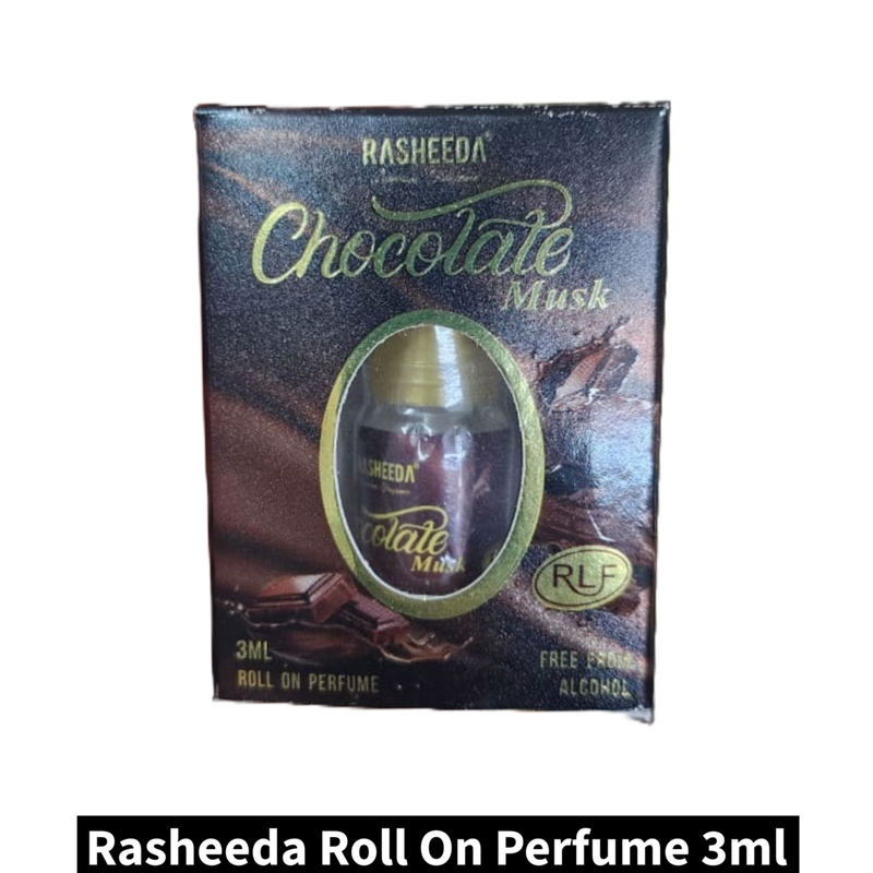 Rasheeda Chocolate Musk Roll On Perfume (3ml)(Pack of 1)