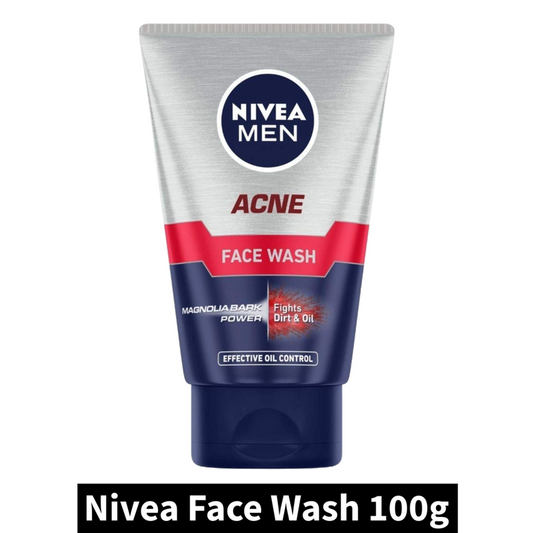 Nivea Men Acne Face Wash (100gm)(Pack of 1)