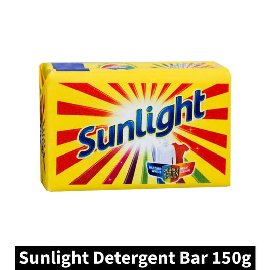 Sunlight Double Action Detergent Bar (150gm)(Pack of 1)