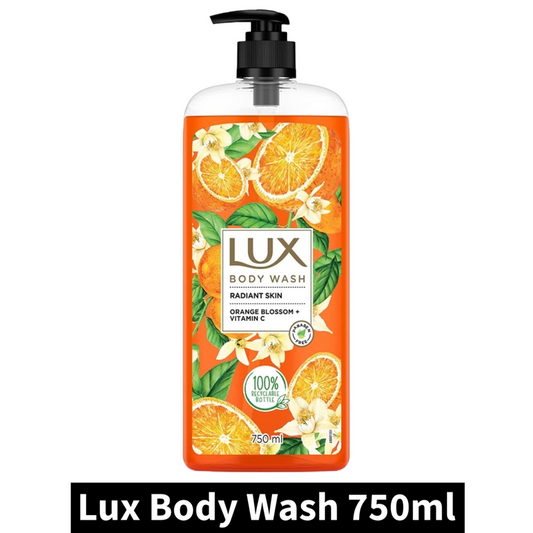 Lux Orange Blossom + Vitamin C Body Wash (750ml)(Pack of 1)