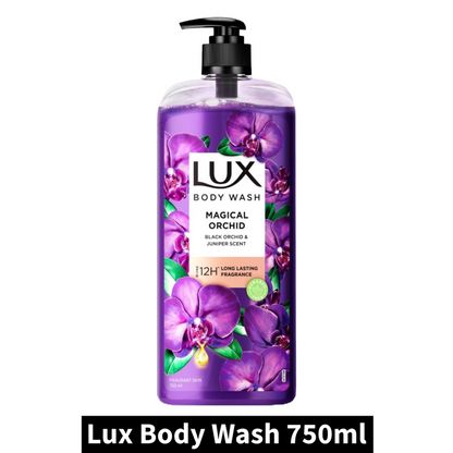 Lux Black Orchid & Juniper Scent Body Wash (750ml)(Pack of 1)