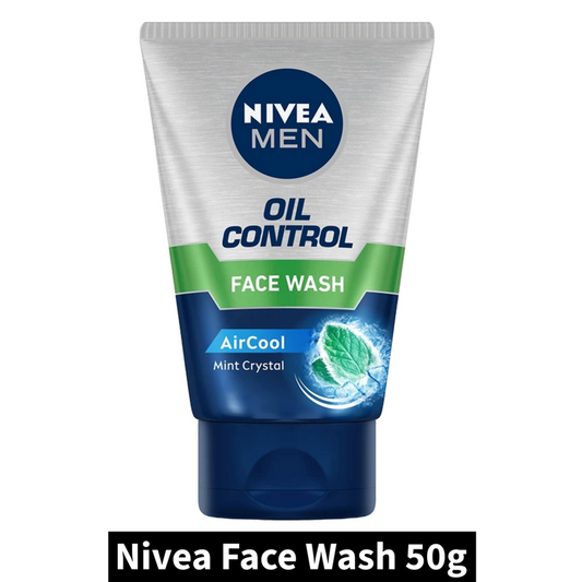 Nivea Men Oil Control AirCool Face Wash (50gm)(Pack of 1)