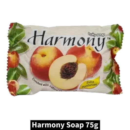 Harmony Peach Extract Fruit Soap (75gm)(Pack of 1)