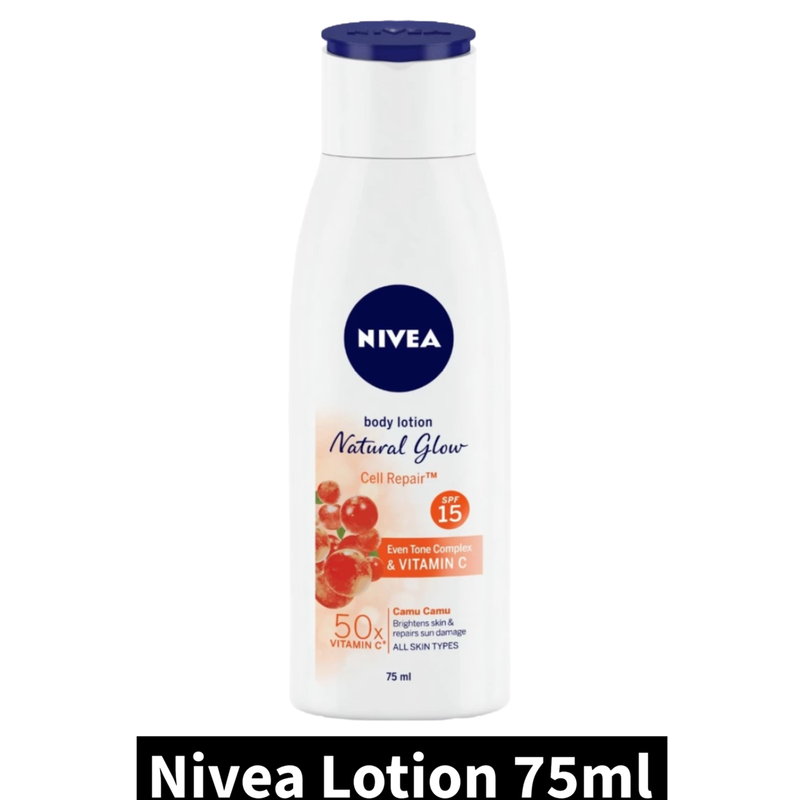 Nivea Natural Glow Cell Repair SPF 15 Lotion (75ml)(Pack of 1)