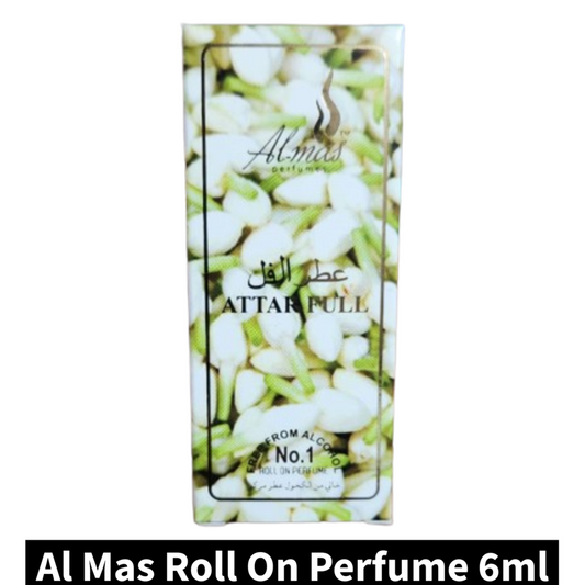 Al Mas Roll On Perfume Attar Full Jasmine (6ml)(Pack of 1)