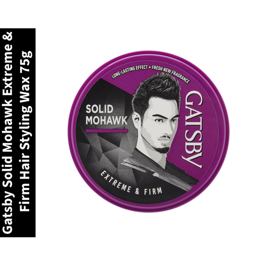 Solid Mohawk Gatsby Extreme & Firm Hair Styling Wax 75g