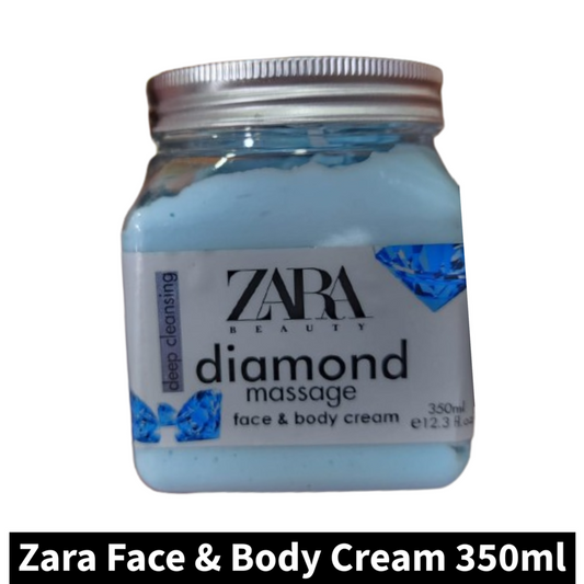 Zara Beauty Diamond Face & Body Cream (350ml)(Pack of 1)