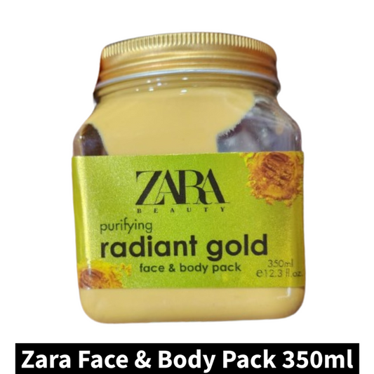 Zara Beauty Radiant Gold Face & Body Pack (350ml)(Pack of 1)