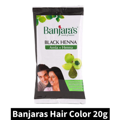 Banjaras Amla + Henna Hair Color (20gm)(Pack of 1)