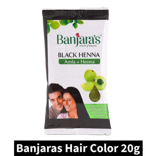 Banjaras Amla + Henna Hair Color (20gm)(Pack of 1)