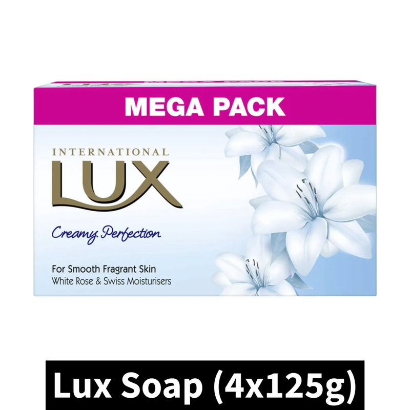 Lux International Soap (4x125gm)(Pack of 1)