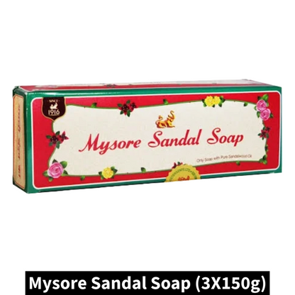 Mysore Sandal Soap (3X150gm)(Pack of 1)