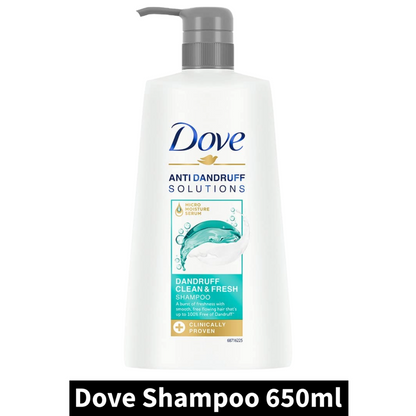 Dove Dandruff Clean & Fresh Shampoo (650ml)(Pack of 1)