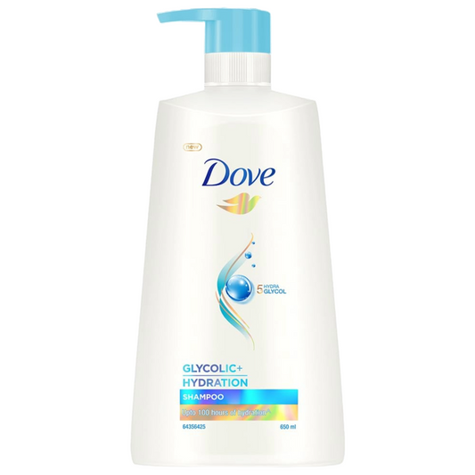 Dove 5% Hydra Glycol Glycolic + Hydration Shampoo 650ml