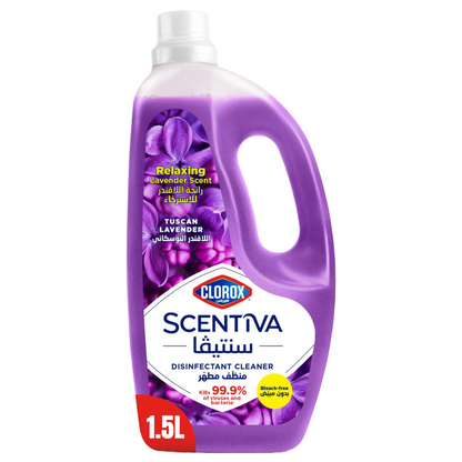 Clorox Scentiva Tuscan Lavender Disinfectant Cleaner 1.5L