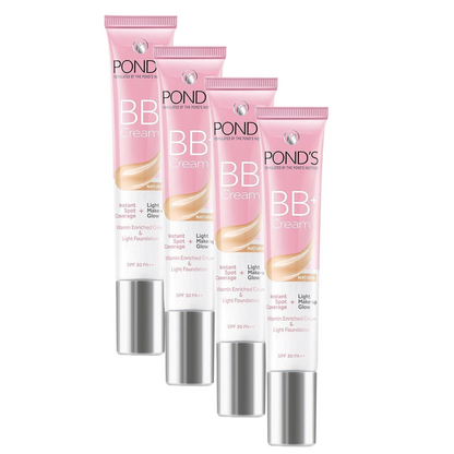 Ponds BB+ Natural Fairness Cream SPF30 18g (Pack Of 4)