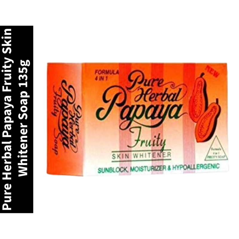 Papaya Fruity Pure Herbal Skin Whitener Soap 135g