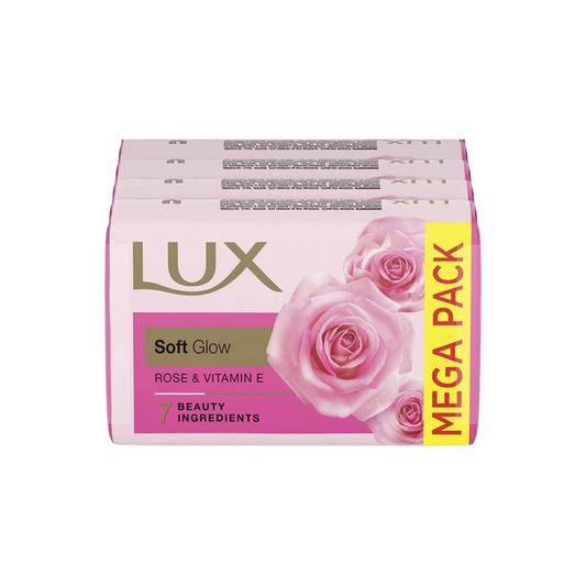 Lux Even-Toned Glow Rose Vitamin C + E Soap (4x100g)