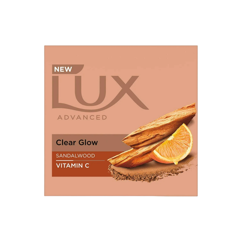 Lux Advanced Clear Glow Sandalwood Vitamin C Bathing Bar (3X150g)