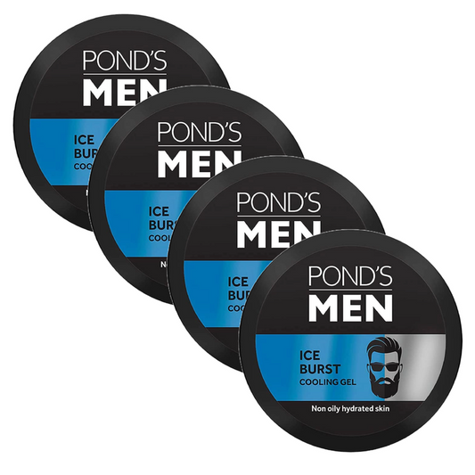 Ponds Men Ice Burst Cooling Face Gel - 55g (Pack Of 4)