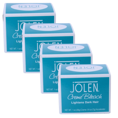 Jolen Crème Lightens Dark Hair Bleach 28gm Pack of 4