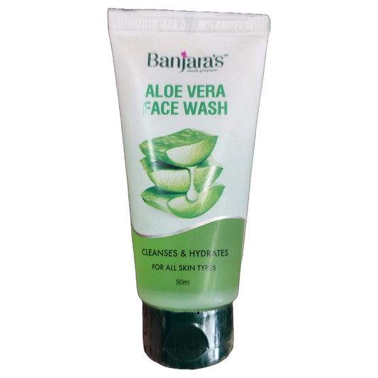 Moisturizing Aloe Vera Banjara's Skin Face Wash 50ml