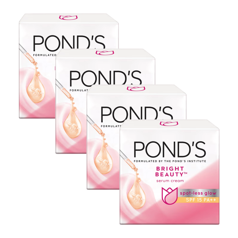 Ponds Bright Beauty anti Spot-fairness SPF 15 Day Cream - 34g (Pack Of 4)