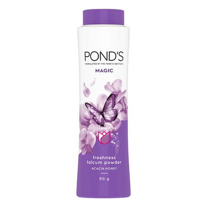 Ponds Magic Freshness Talc Acacia Honey 50g