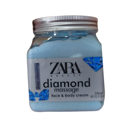 Zara Beauty Deep Cleansing Diamond Face & Body Cream 350ml