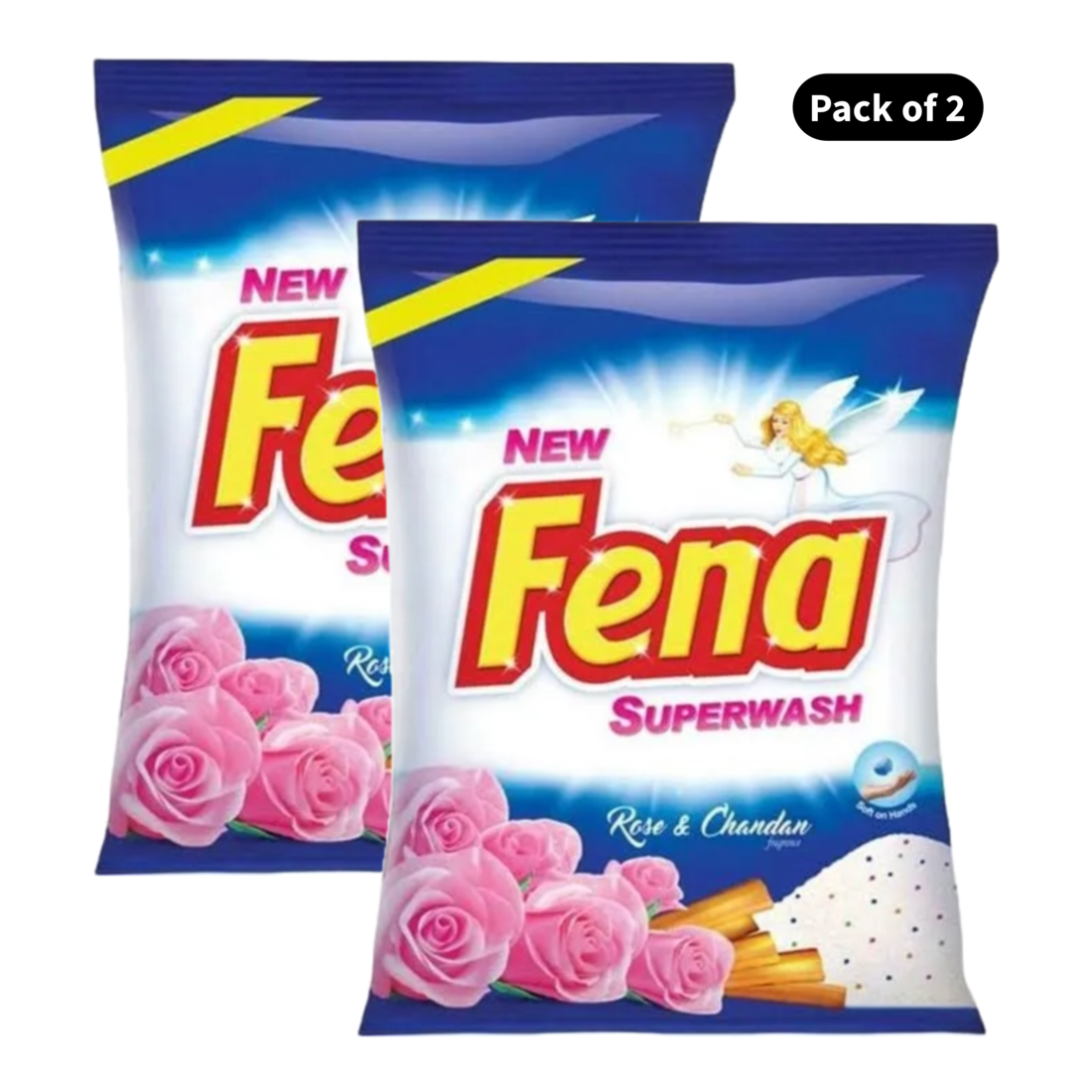 Fena Superwash Germclean Washing Powder (1kg)(Pack of 2)