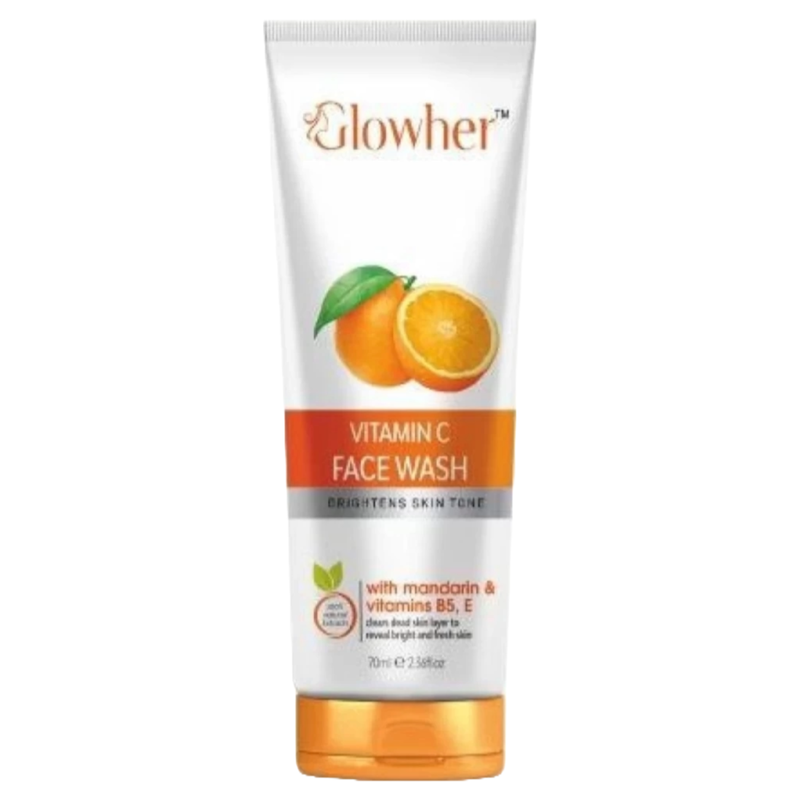 Glowher Vitamin C Brightens Skin Tone Face Wash 70ml