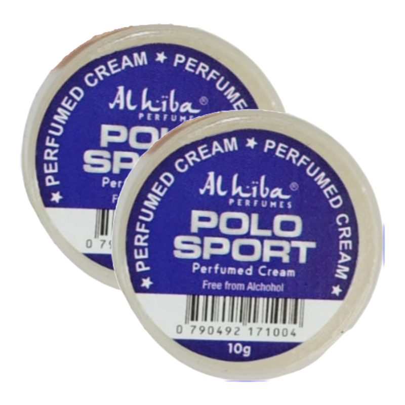 Al Hiba Polo Sport Perfume Body Cream 10g Pack of 2