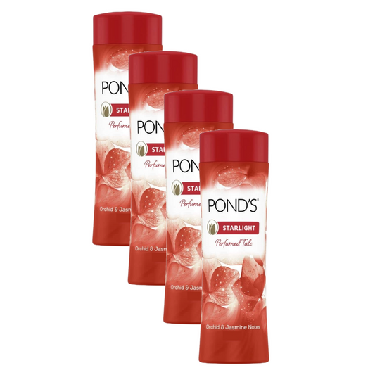 Ponds Starlight Orchid & Jasmine Notes Talc 30g Pack of 4