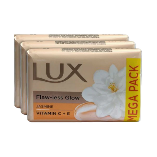 Lux Flaw-Less Glow Jasmine Vitamin C + E Soap (3X150g)