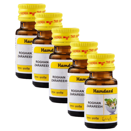 Hamdard Roghan Zarareeh - 10 ml (Pack Of 5)