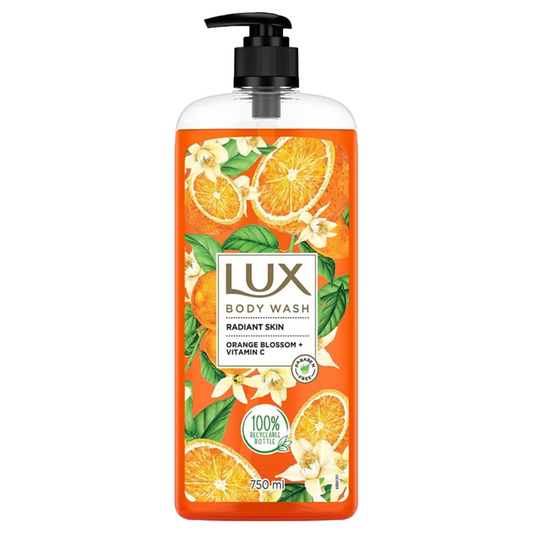 Lux Radiant Skin Orange Blossom + Vitamin C Body Wash 750ml