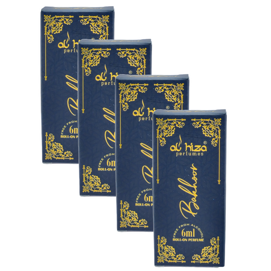 Al Hiza Bakhoor Roll On Perfume 6ml Pack of 4