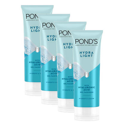 Ponds Hydra Light Gel Face Wash 100g Pack of 4