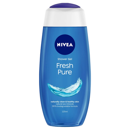 Nivea Fresh Pure Naturally Clean & Healthy Skin Shower Gel 125ml