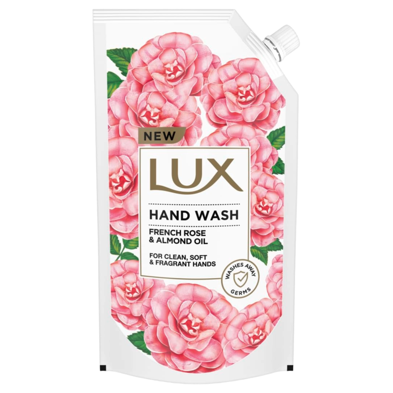 Lux French Rose & Almond Oil For Clean & Soft Hand Wash 675ml