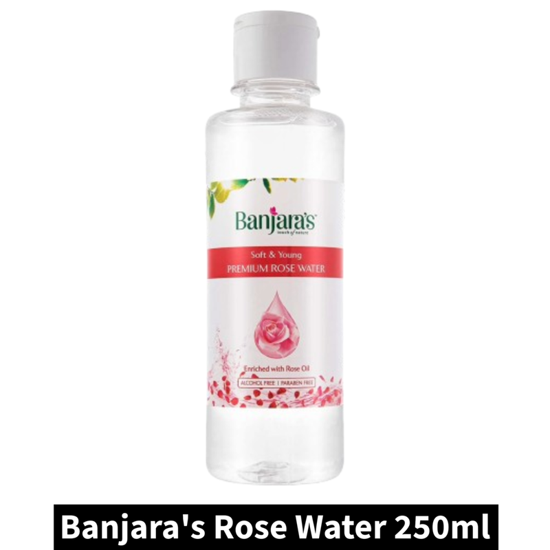 Banjara's Soft & Young Rose Water Premium (250ml) (Pack of 1)